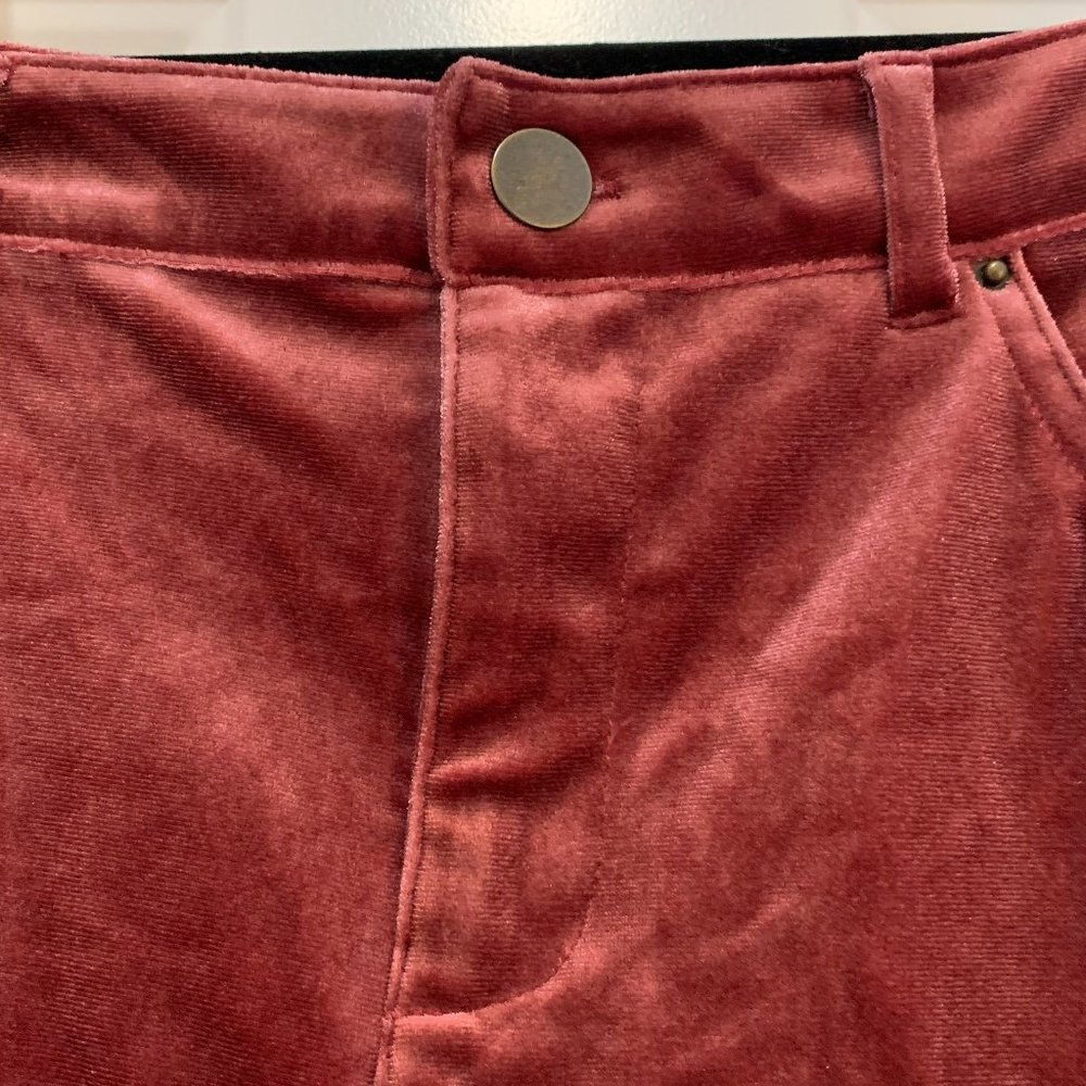 Forever 21 Velvet Mini Skirt - Picture 5 of 8
